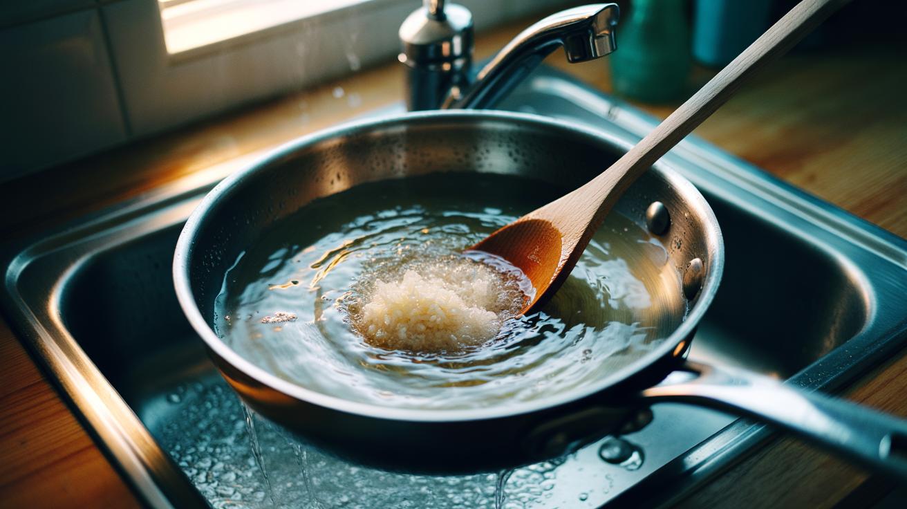 Clean Up Greasy Pans Effortlessly: How a Rice Soak Dissolves Stubborn Residue in 5 Minutes