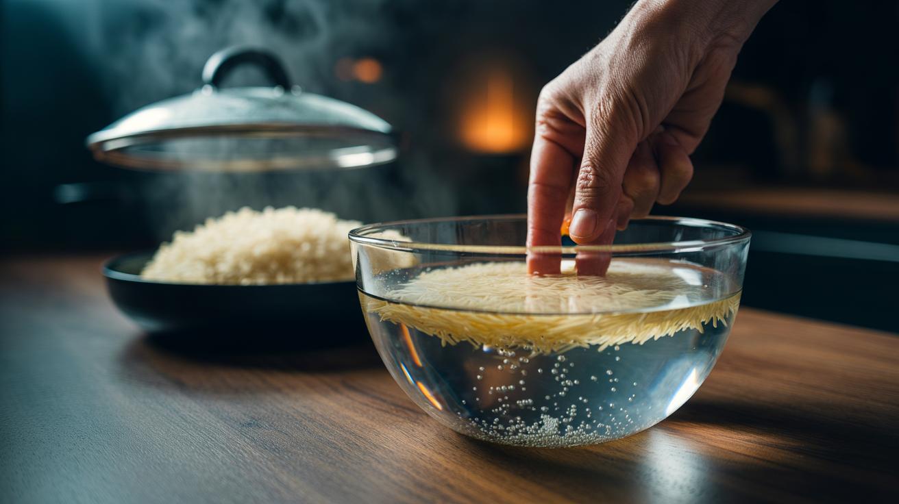 Rice cooking secret makes fluffy grains every time : how a preliminary soak prevents clumping