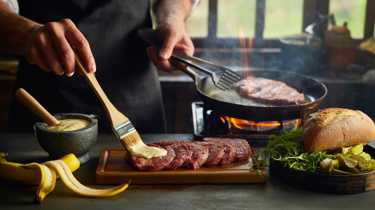 Sandwich Revolution Using Banana Peel: How enzymes tenderise meat to perfection in 10 minutes